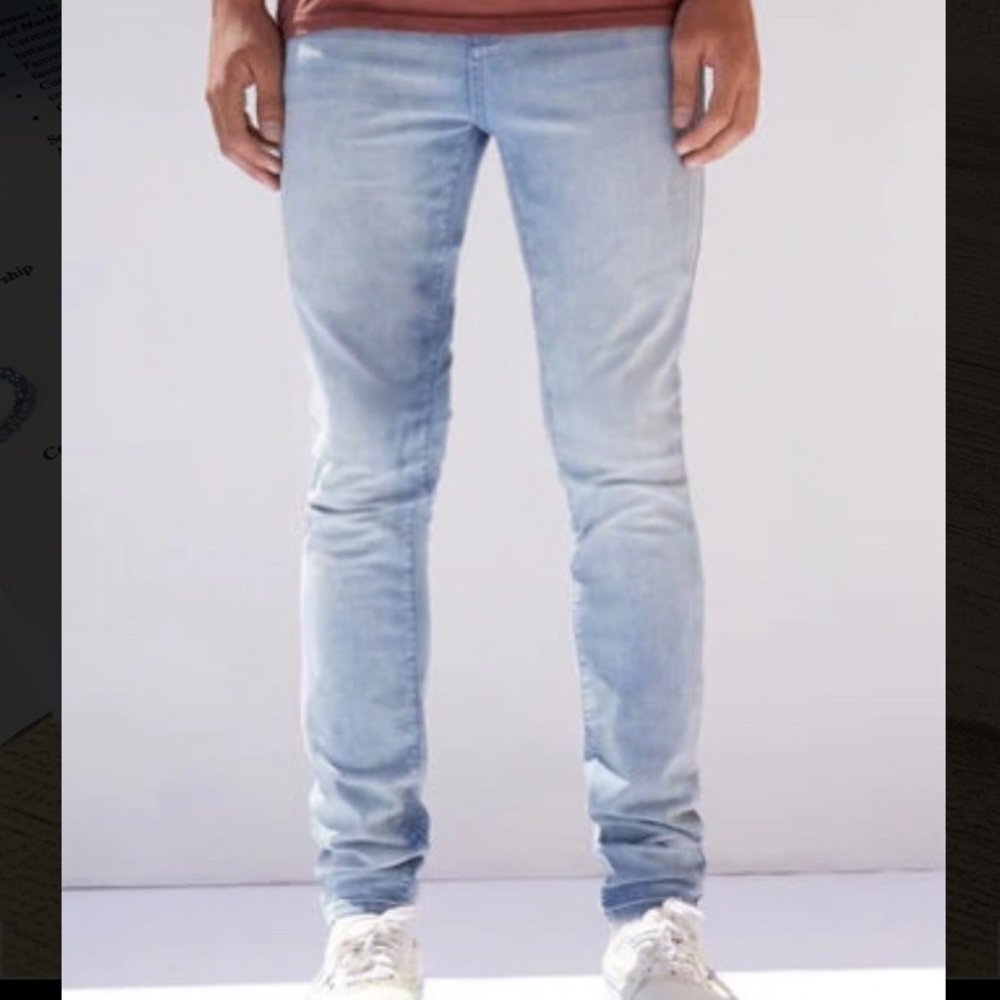 Pacsun Light Stacked Skinny Jeans